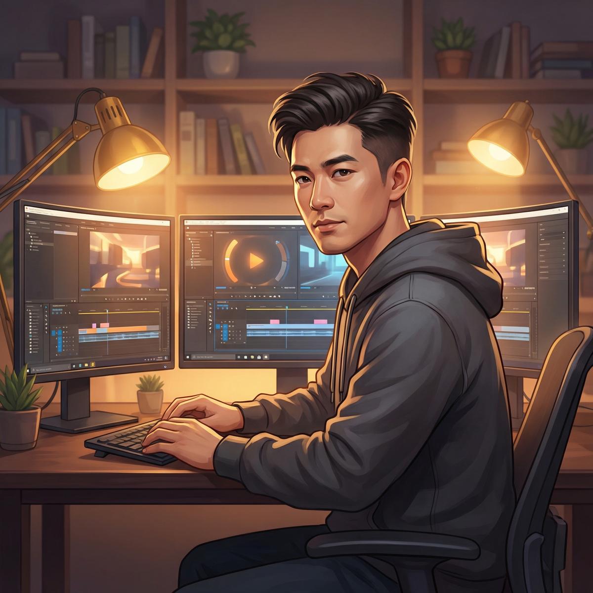 搜同网视频剪辑总监赵明轩